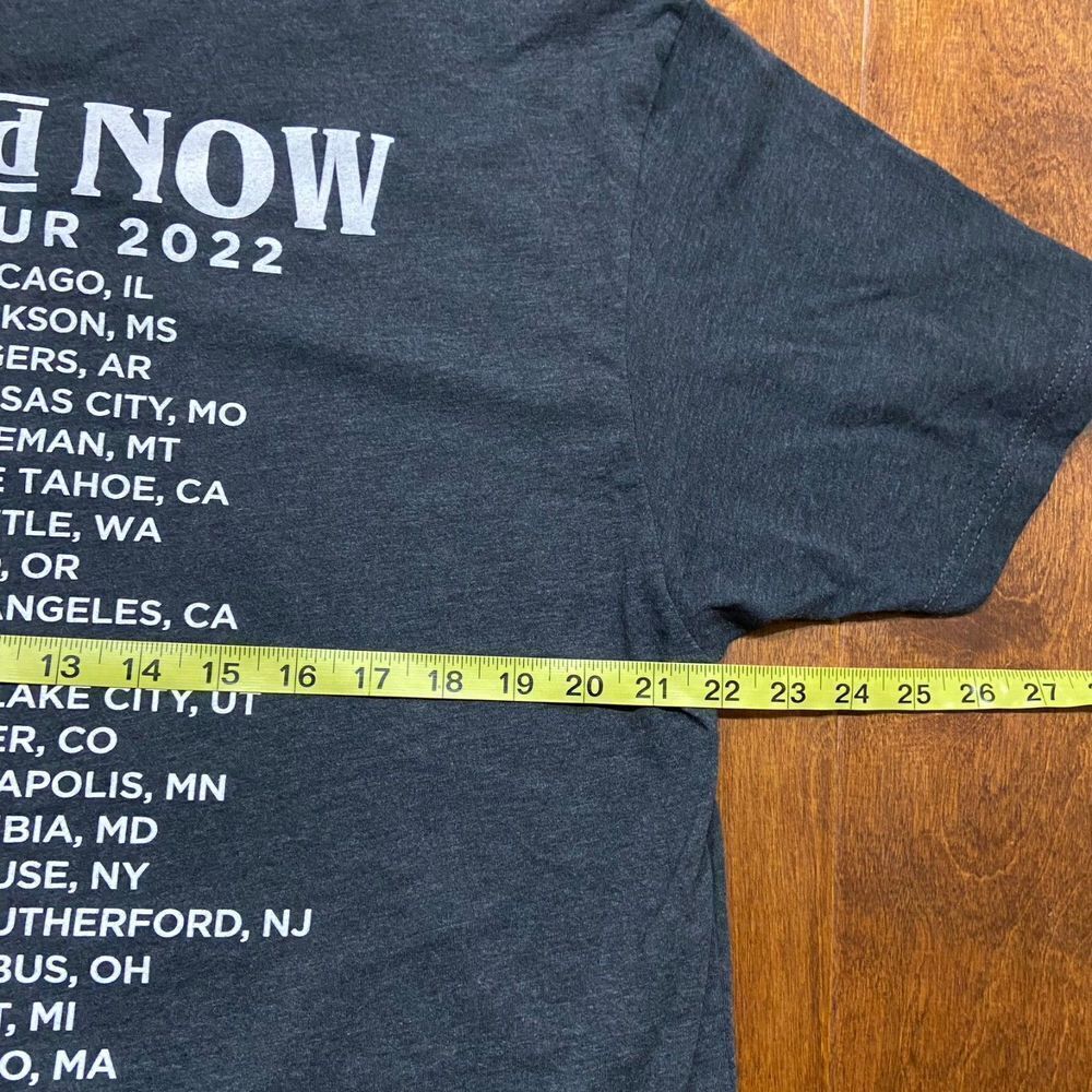 Canvas Kenny Chesney Here & Now Tour Concert Country Grey T-Shirt Men's Size XL - Picture 7 of 8